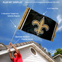 New Orleans Saints Flag Pole and Bracket Kit