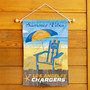 Los Angeles Chargers Summer Vibes Double Sided Garden Flag