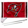 Tampa Bay Buccaneers Flag Pole and Bracket Kit