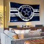 Dallas Cowboys Patch Button Banner Flag with Tack Wall Pads