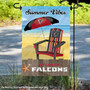 Atlanta Falcons Summer Vibes Double Sided Garden Flag