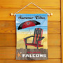 Atlanta Falcons Summer Vibes Double Sided Garden Flag