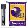 Minnesota Vikings Football Helmet Garden Banner and Flag Stand