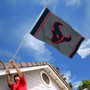 Houston Texans Black Sideline 3x5 Banner Flag