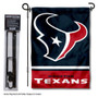 Houston Texans Garden Flag and Stand