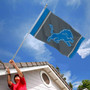 Detroit Lions Black Sideline 3x5 Banner Flag