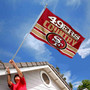 San Francisco 49ers Country Banner Flag with Tack Wall Pads