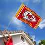 Kansas City Chiefs Kingdom Super Bowl Champions Banner Flag with Tack Wall Pads