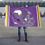 Minnesota Vikings New Helmet Flag