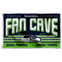 Seattle Seahawks Fan Cave Flag Large Banner