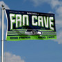 Seattle Seahawks Fan Cave Flag Large Banner