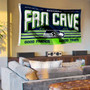 Seattle Seahawks Fan Cave Flag Large Banner