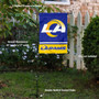 Los Angeles Rams LA Logo Garden Banner and Flag Stand