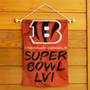 Cincinnati Bengals AFC Champions Super Bowl LVI Garden Flag