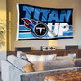 Tennessee Titans Titan Up Banner Flag with Tack Wall Pads