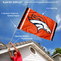 Denver Broncos Orange Flag Pole and Bracket Kit