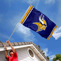 Minnesota Vikings Logo Banner Flag with Tack Wall Pads