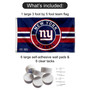 New York Giants Patch Button Banner Flag with Tack Wall Pads