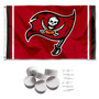 Tampa Bay Buccaneers Banner Flag with Tack Wall Pads