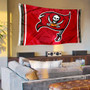 Tampa Bay Buccaneers Banner Flag with Tack Wall Pads