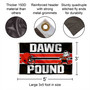 Cleveland Browns Dawg Pound Slogan Flag Pole and Bracket Kit