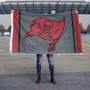 Tampa Bay Buccaneers Black Sideline 3x5 Banner Flag