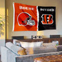 House Divided Flag - Browns vs Bengals