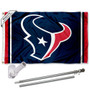 Houston Texans Flag Pole and Bracket Kit