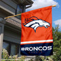 NFL Denver Broncos Two Sided House Banner