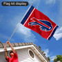 Buffalo Bills Flag Pole and Mount Bracket Kit