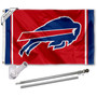 Buffalo Bills Flag Pole and Mount Bracket Kit