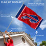 Buffalo Bills Flag Pole and Mount Bracket Kit