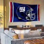 New York Giants Helmet Banner Flag with Tack Wall Pads