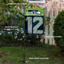 Seattle Seahawks 12th Man Garden Banner and Flag Stand