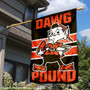 Cleveland Browns Brownie Dawg Pound Double Sided House Banner