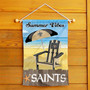New Orleans Saints Summer Vibes Double Sided Garden Flag