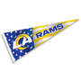 Los Angeles Rams Nation USA Americana Stars and Stripes Pennant Flag