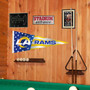 Los Angeles Rams Nation USA Americana Stars and Stripes Pennant Flag