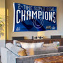 Indianapolis Colts 2 Time Super Bowl Champions 3x5 Banner Flag