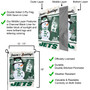 New York Jets Holiday Winter Snow Double Sided Garden Flag