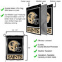 New Orleans Saints Helmet Garden Banner and Flag Stand