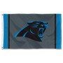 Carolina Panthers Black Sideline 3x5 Banner Flag