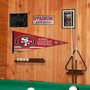 San Francisco 49ers Banner Pennant with Tack Wall Pads