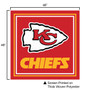 Kansas City Chiefs Tablecloth 48 Inch Table Cover