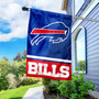 Buffalo Bills Banner Flag and 5 Foot Flag Pole for House