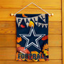 Dallas Cowboys Fall Football Leaves Decorative Double Sided Garden Flag