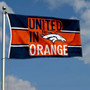 Denver Broncos United In Orange Flag