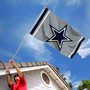 Dallas Cowboys Silver Banner Flag with Tack Wall Pads