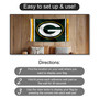 Green Bay Packers Banner Flag with Tack Wall Pads
