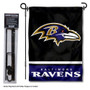 Baltimore Ravens Garden Flag and Stand